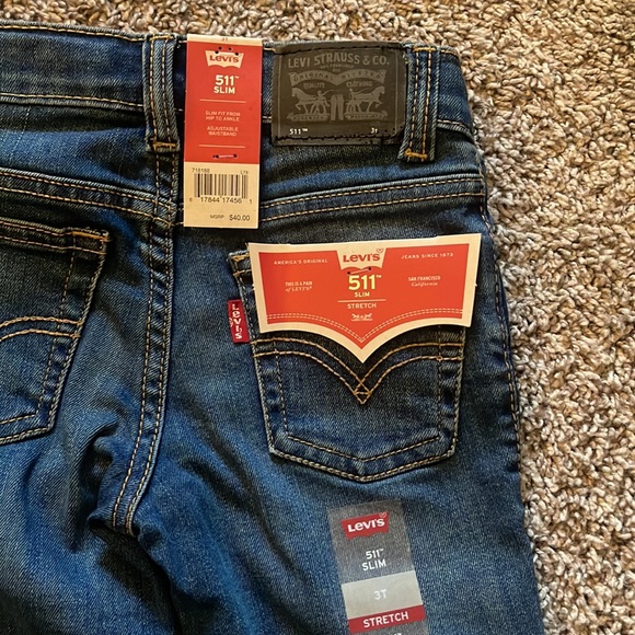 Toddler boys Levi jeans 511 slim - Picture 2 of 2